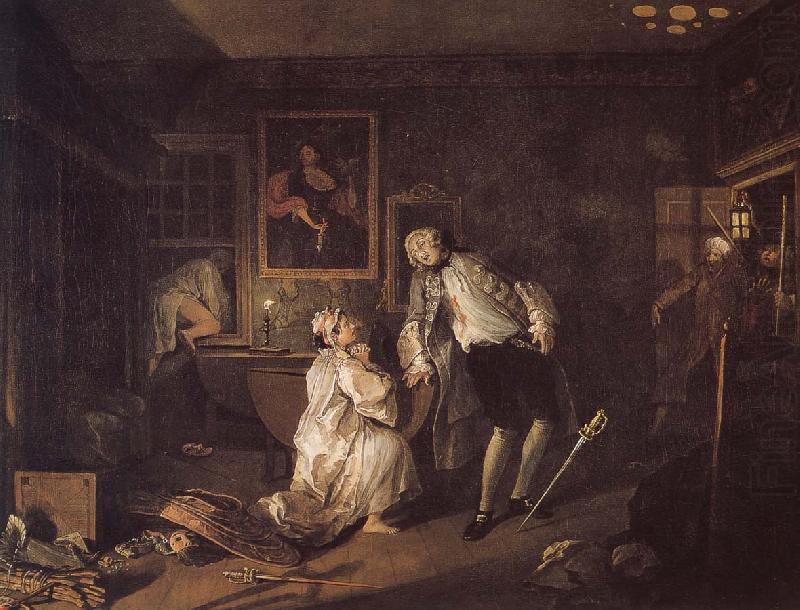 Fashionable marriage groups count the death of painting, William Hogarth